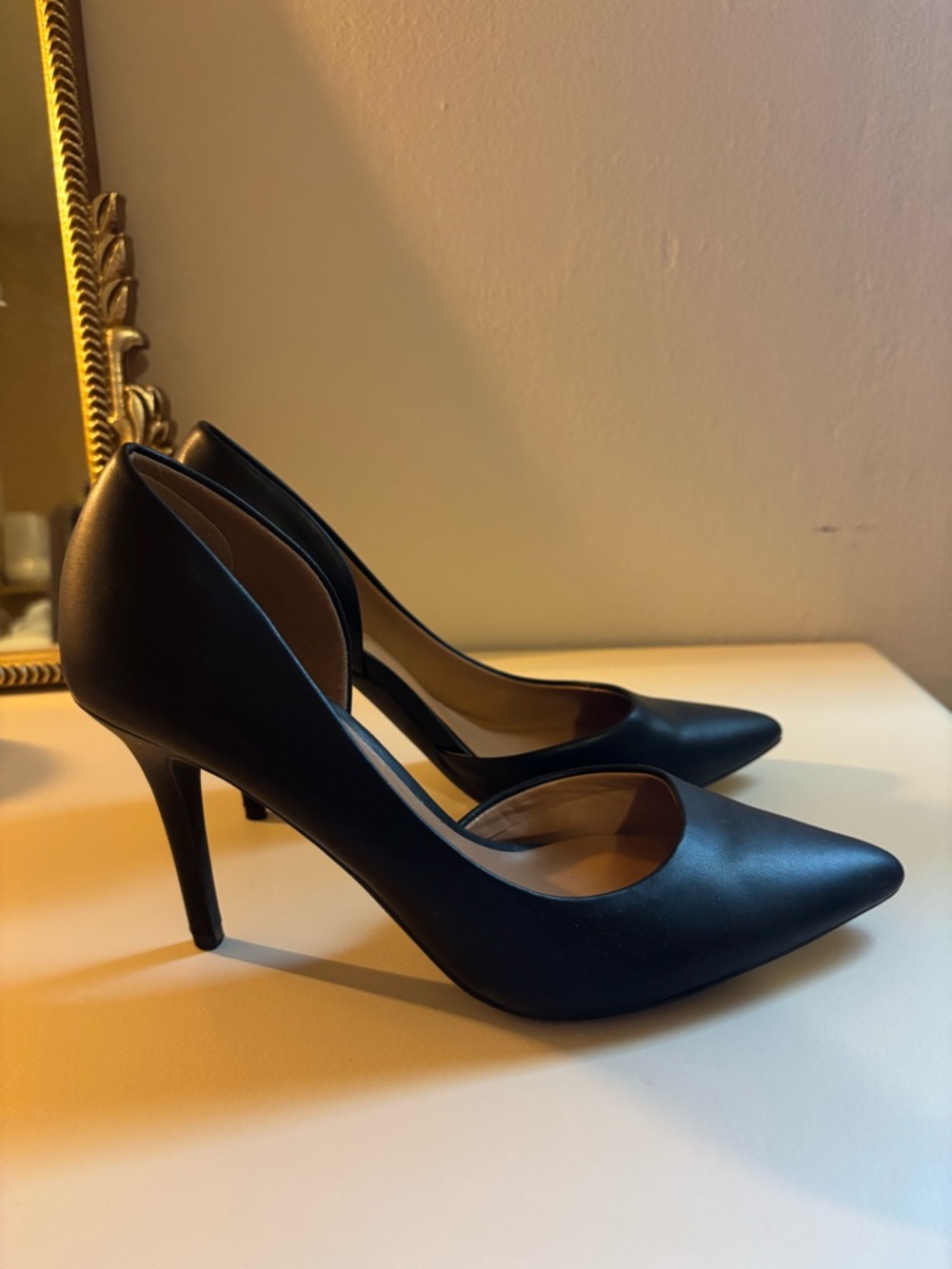 Jessica Simpson Black Pointed-Toe Stiletto Pumps